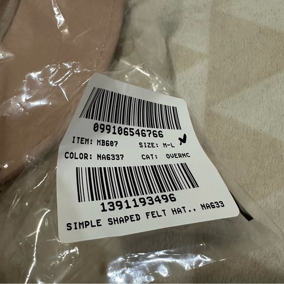 Madewell x biltmore shapes felt hat tawny sand - Picture 2 of 3